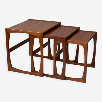 Trio de tables basses vintage