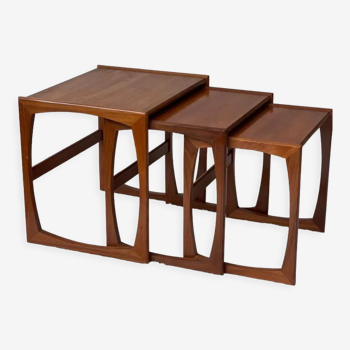Trio of vintage coffee tables