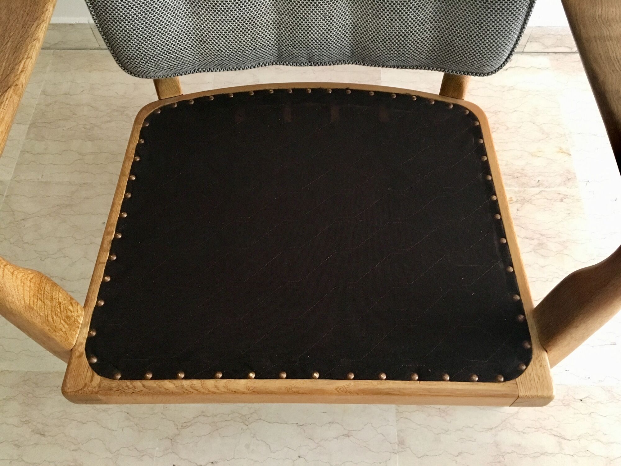 Armchair model José by Guillerme and Chambron, 1970