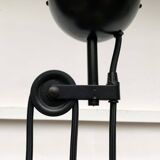 Postmodern vintage pendant lamp with counterweight by Metalarte, 1980s.