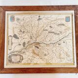 Antique 1631 map of the Duchy of Anjou by Guillaume Blaeu (1571-1638) after Lézin Guyet (1515-158)