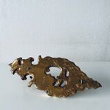 Gold wall candle holder