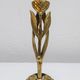 Brutalist Sculptural Candle Holder in the shape of an Iris by Heinz Goll 1960s