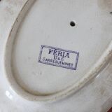 U&C Sarreguemines "Féria" iron clay sauce boat