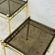 Pair of Belgo Chrome side tables