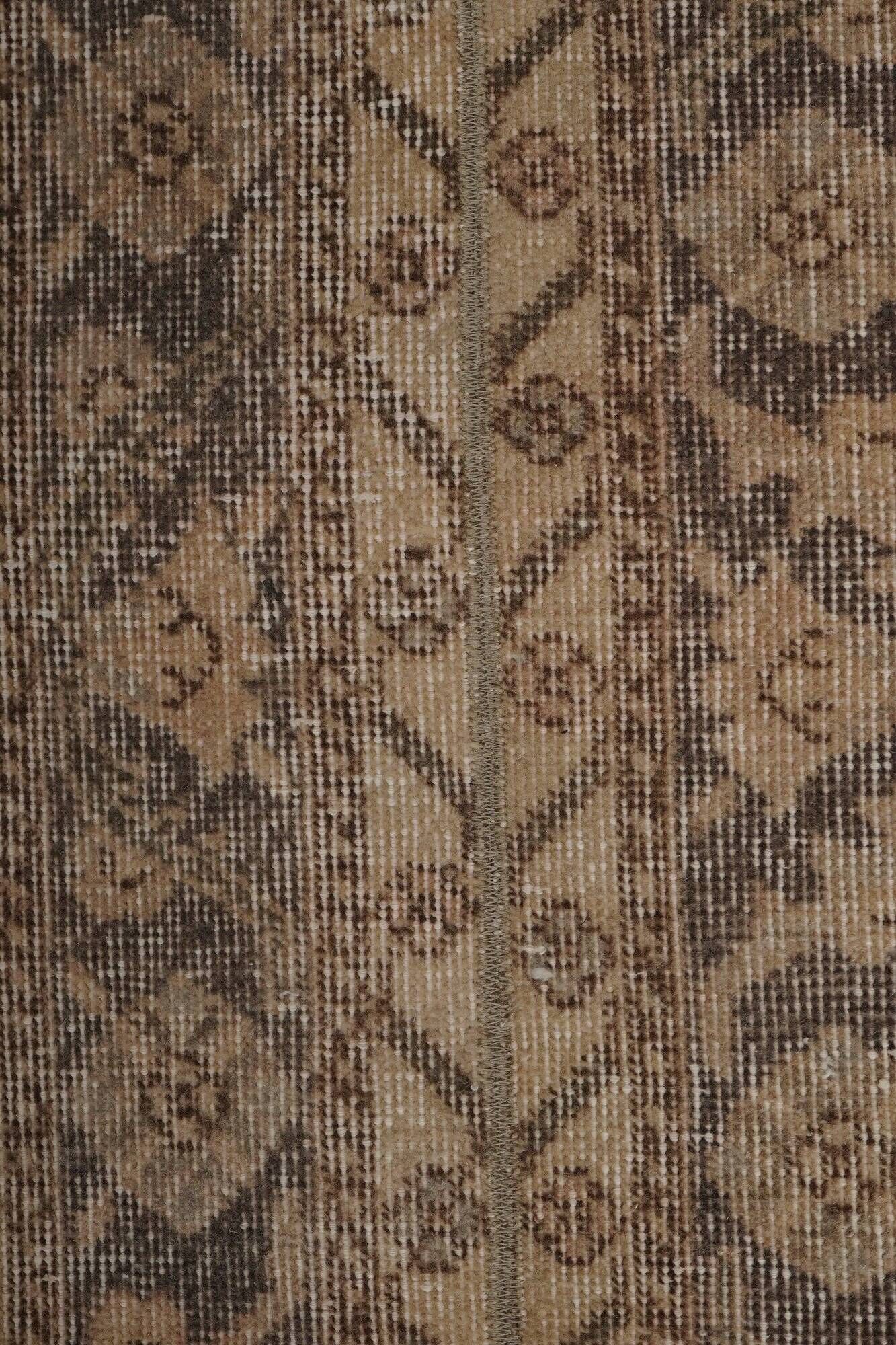 Vintage Turkish hallway rug 40x711 cm