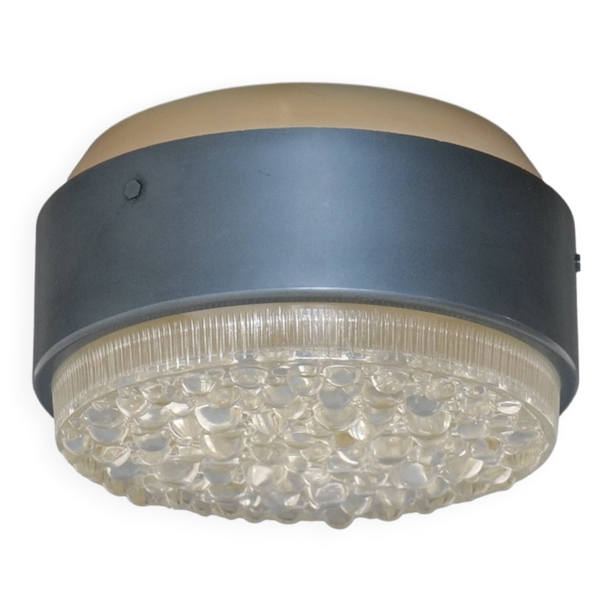 Ceiling light with glass diffuser by Stilnovo, 1960s