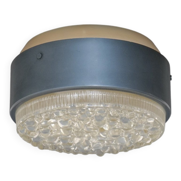 Plafonnier avec diffuseur en verre de Stilnovo, années 1960