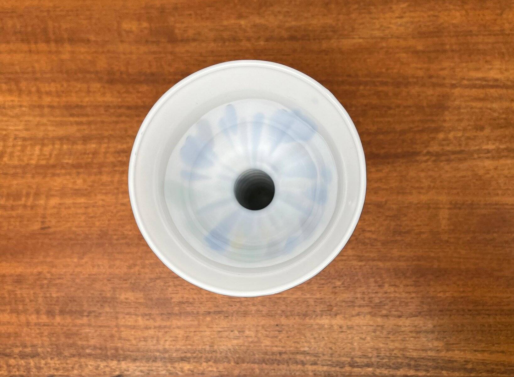 Postmodern metal and glass goblet by Hans Jürgen Richartz for the Richartz art collection, 1980s.