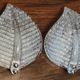 Pair of vintage Barovier and Toso Murano glass leaf wall lights