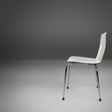 Chaise de salle à manger Gilac blanche vintage, années 1960