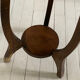 Wooden pedestal table
