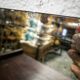 Beveled mirror 96x36cm