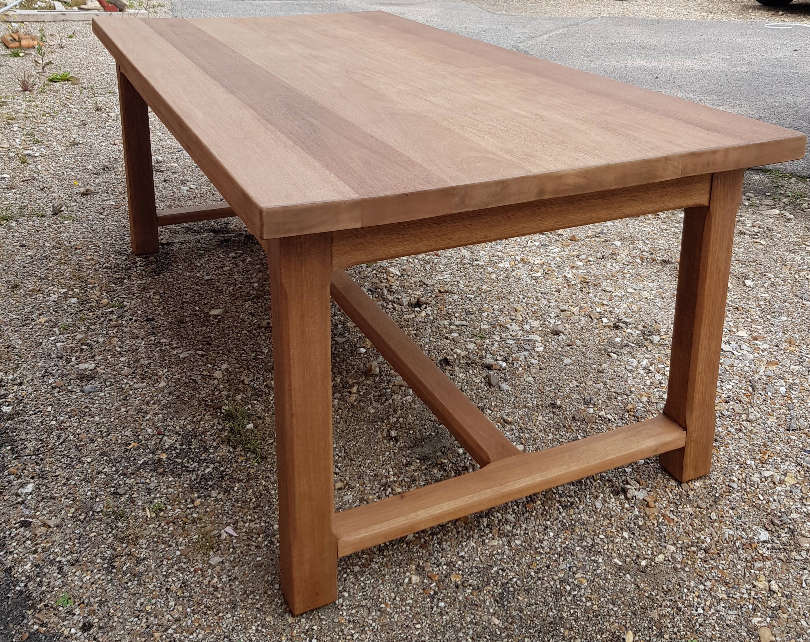 Oak farm table 2m