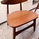 Dining table + 6 chairs inspired by Hans J. Wegner CH30 – rosewood wood