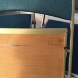 Set of 4 folding chairs DMA industry TBE and numbered