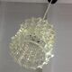 Structured glass bell lamp / vintage 60s / 70s