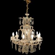 Lustre italien en cristal de murano, années 1950