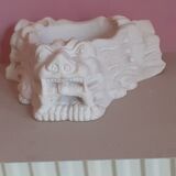 Plaster dragon ashtray