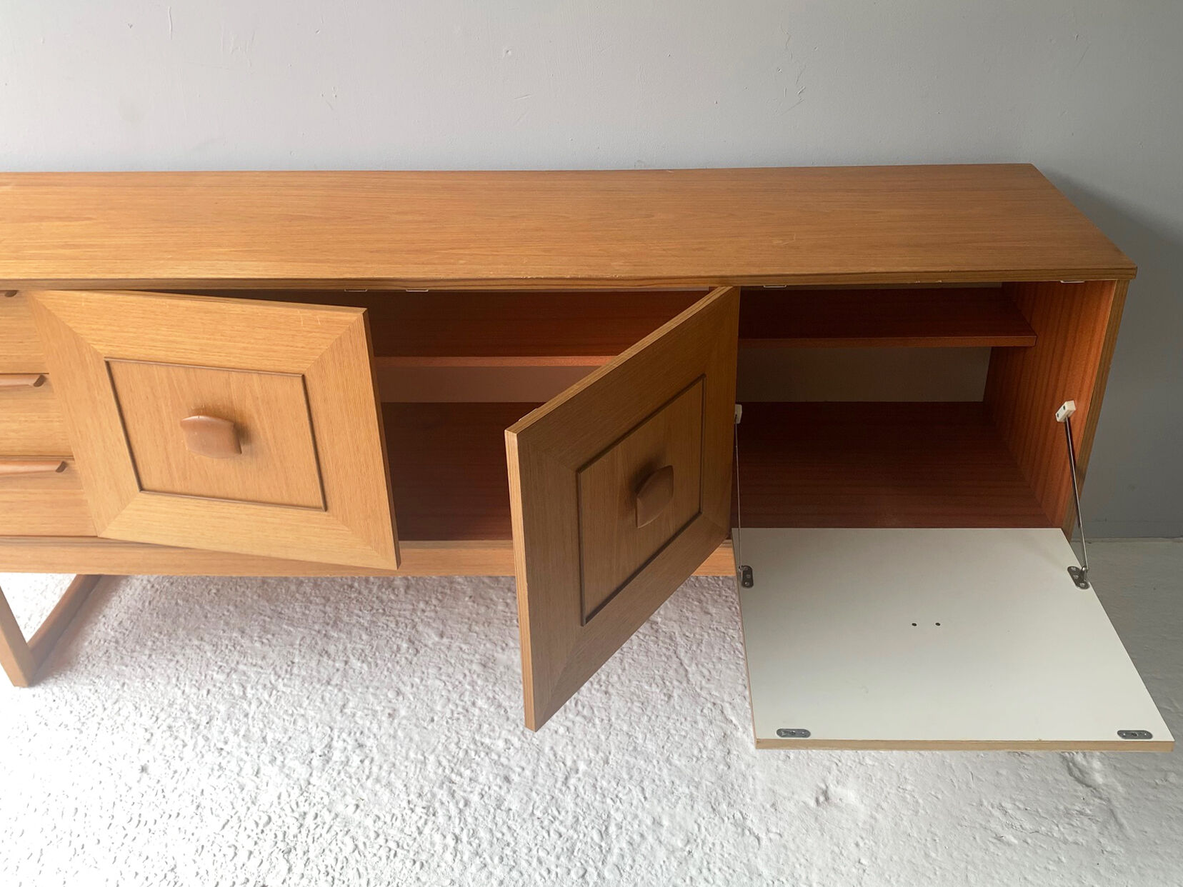 1970s mid century English ‘Stateroom’ sideboard by Stonehill