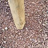 Pair of vintage wicker stools