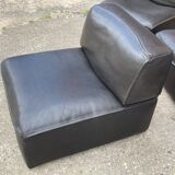 Set of 4 DS15 De Sede low chairs