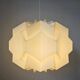 Rare large pendant from the mid-century, Le Klint style, Denmark, 1970