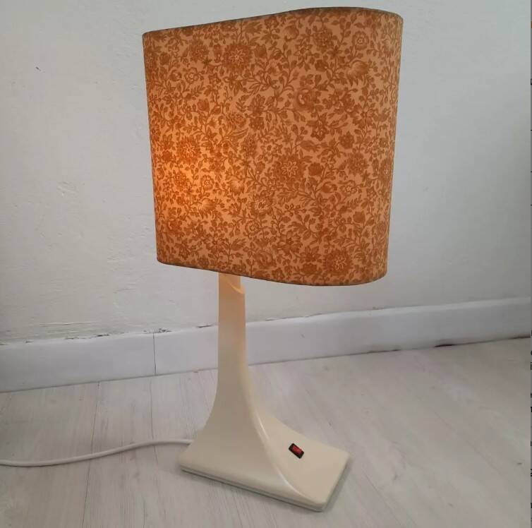 Three lamps space age flower print - 1960s