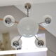 Art deco chrome chandelier,1930's.