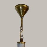 Small hobnail glass hanging lamp