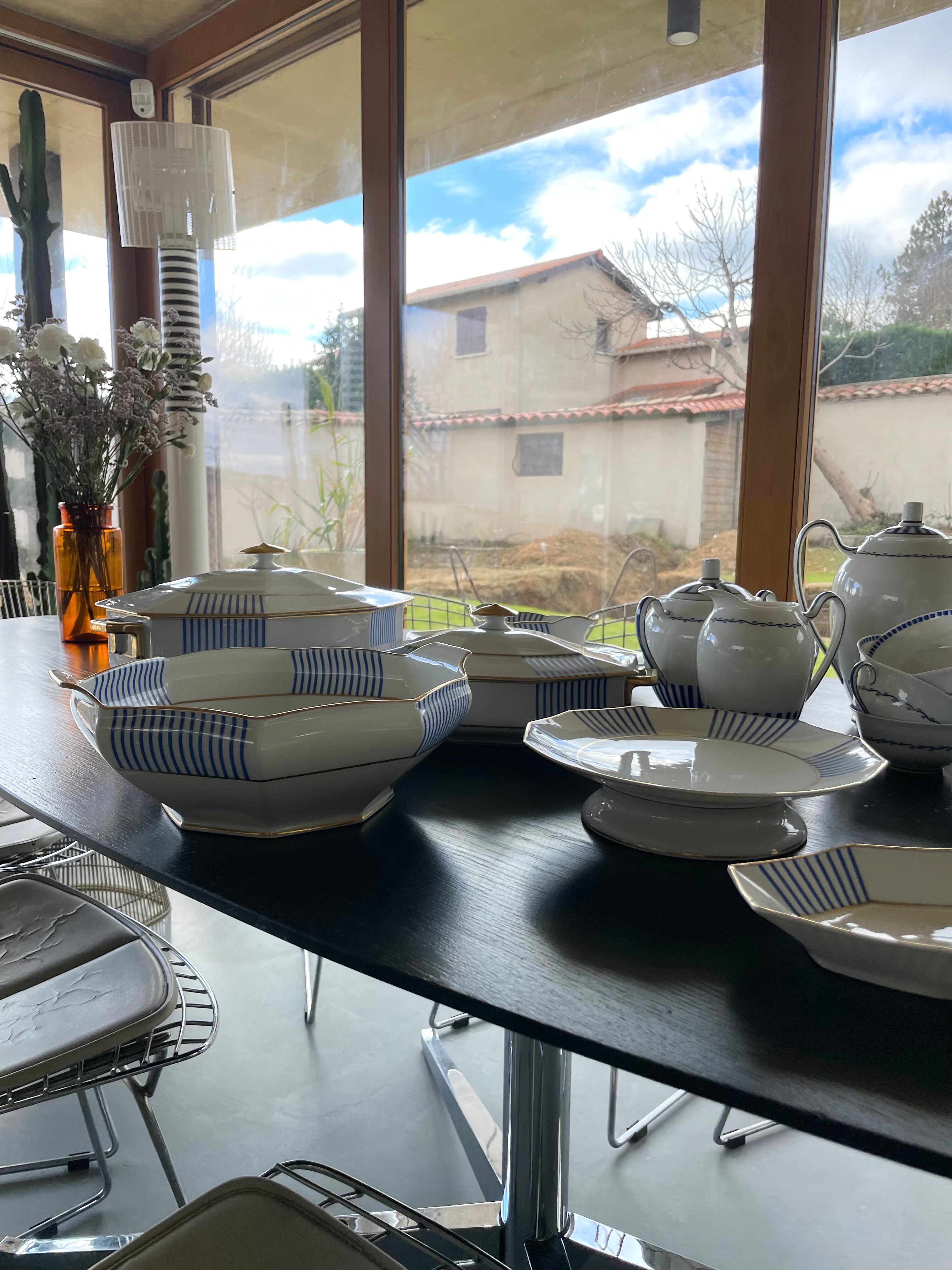 Set XXL crockery Limoges A.Lanternier