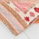 Light Pink & Brown Turkish Vintage Runner Rug, 94x328Cm