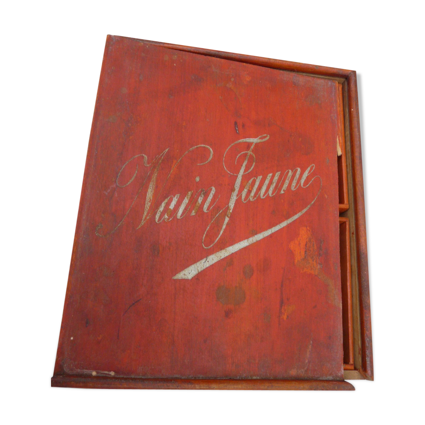 Ancient wooden yellow dwarf game