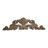 Old pediment in cut wood