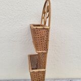 Rattan mail rack and canning