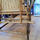 Chaise longue en rotin 1920
