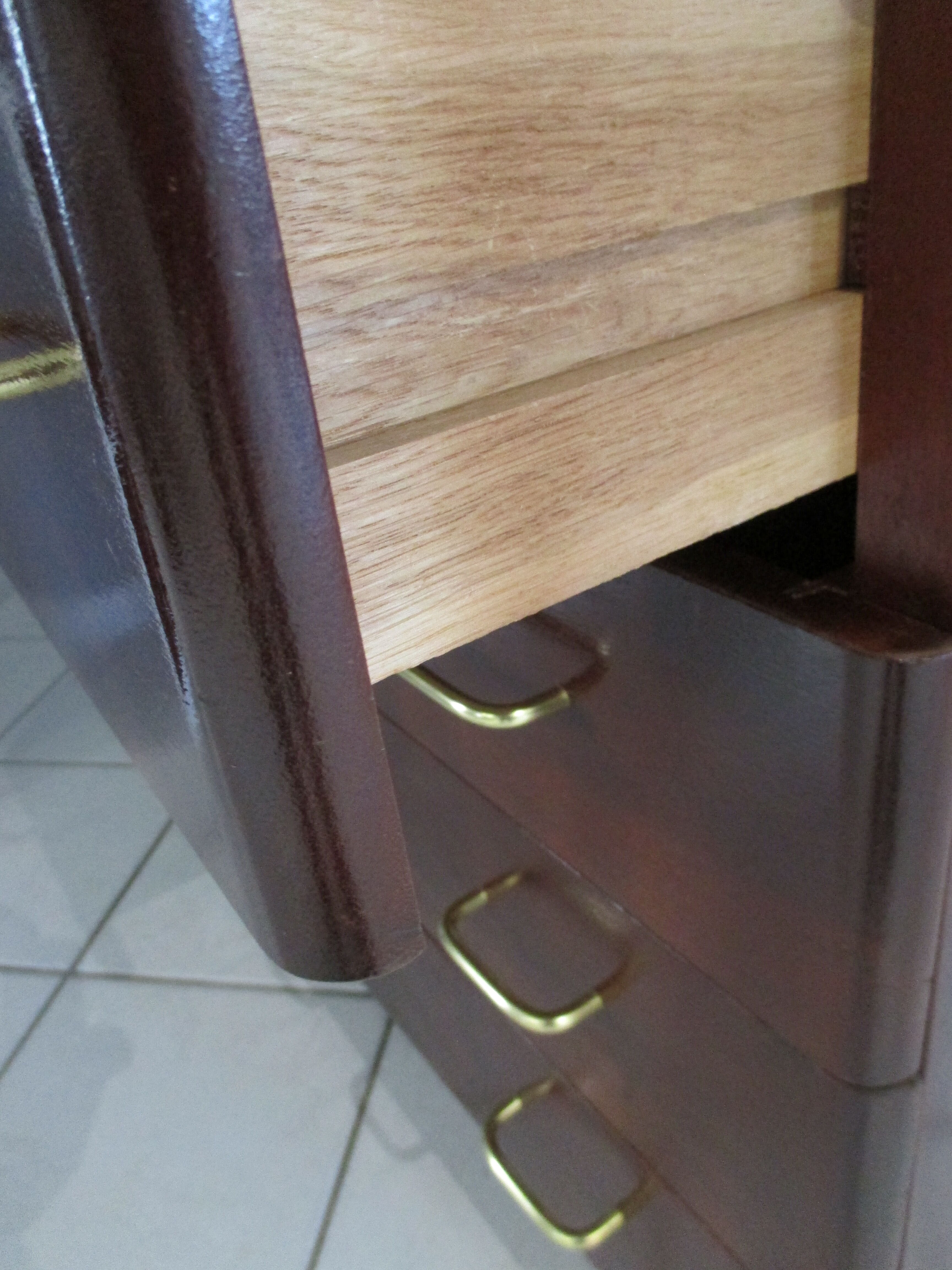 Chest of drawers  vintage compass 1970 feet