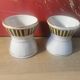 Art deco egg cup diabolo shape