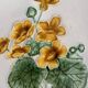 Set of 3 Small Barbotine Plates Villeroy & Boch Schramberg
