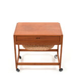 Fine danish Sewing Table in Teak