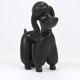 Charming figurine sculpture of a poodle dog by Leopold Anzengruber, Austria, 1950s.
