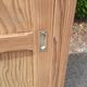 Parisian wardrobe 2 sliding doors fir raw wood
