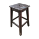 Tabouret d'atelier en bois, des années 50