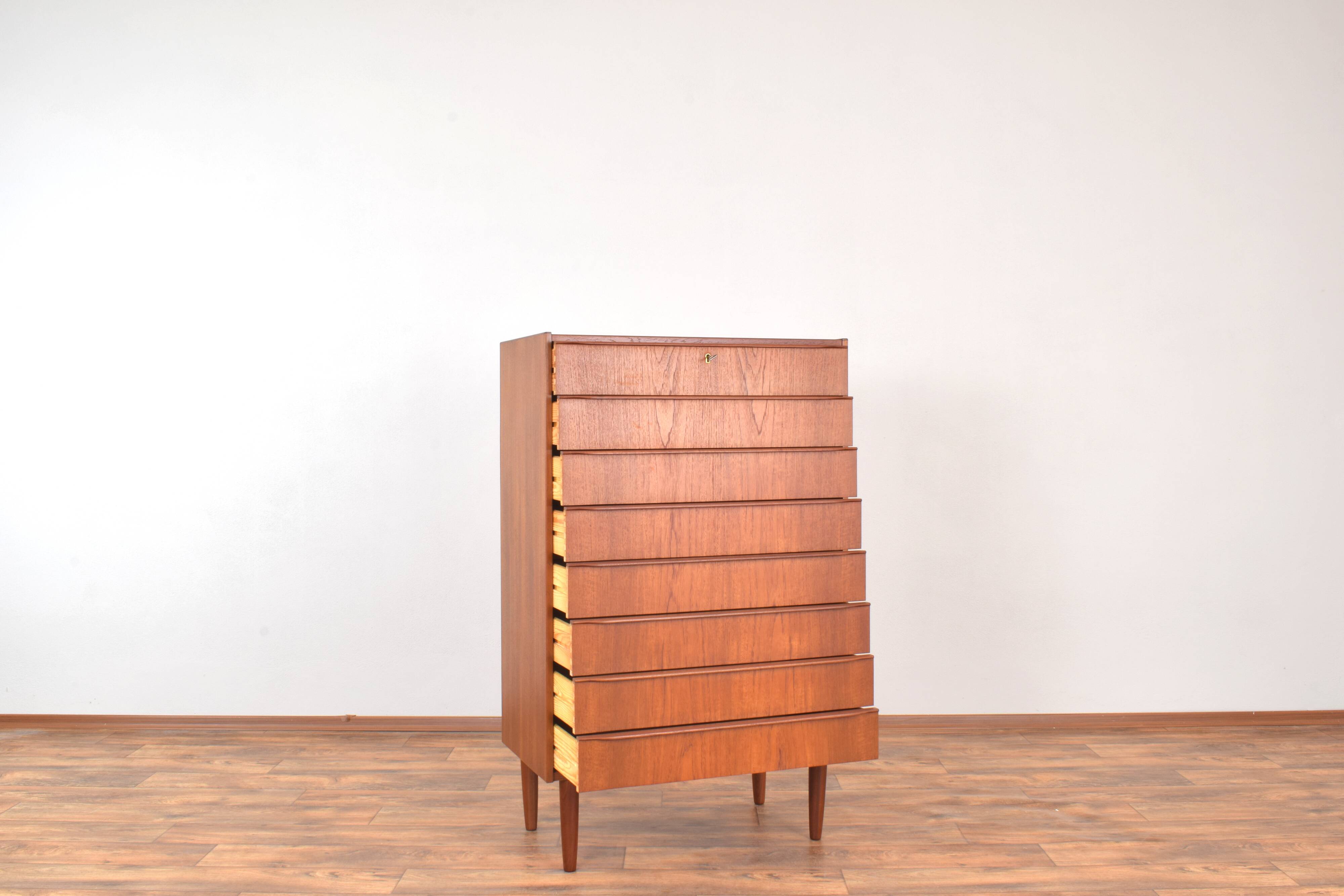 Mid-Century Danish Teak Chest of Drawers, 1960s.