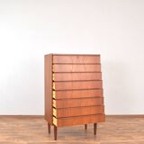 Mid-Century Danish Teak Chest of Drawers, 1960s.