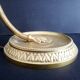 Vintage Art Nouveau French 1930s brass table lamp