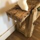 Old wooden workbench 2m48