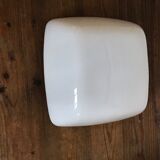 Vintage square opaline sconce