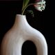 Vase COB en céramique blanc