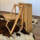 Suite de 4 chaises pliantes